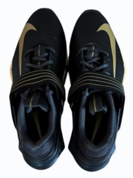 Nike Mens Weightlifting Shoes Black Gold Size 11.5 main image 5